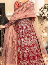 Gulaal Embroidered Net Unstitched 4 Piece Suit - GL23W GL-WU-23V1-02 ZIVA